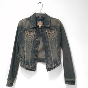 Vintage Abercrombie & Fitch Denim Jacket – Medium Wash Size Small